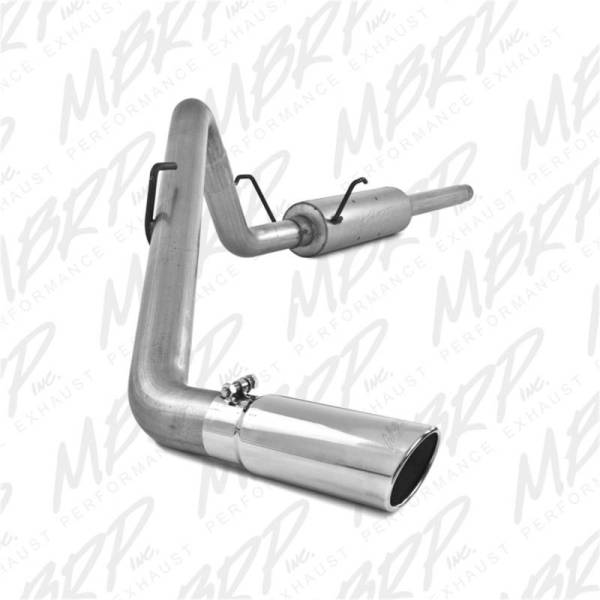 MBRP - MBRP 2004-2005 Dodge Ram Hemi 1500 5.7L SC/CC-SB Cat Back Single Side - S5104AL