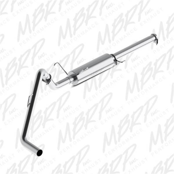 MBRP - MBRP 2004-2005 Dodge Ram Hemi 1500 5.7L SC/CC-SB Cat Back Single Side AL P Series Exhaust - S5104P