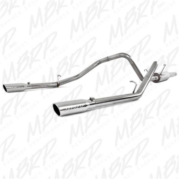 MBRP - MBRP 2003 Dodge Ram Hemi 1500 5.7L SC/CC-SB Cat Back Dual Split Rear - S5108409