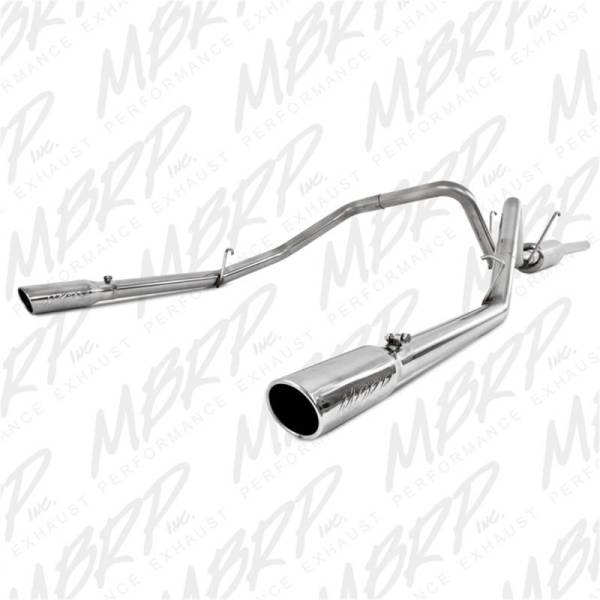 MBRP - MBRP 2006-2008 Dodge Ram Hemi 1500 5.7L SC/CC-SB Cat Back Dual Split Rear - S5126409