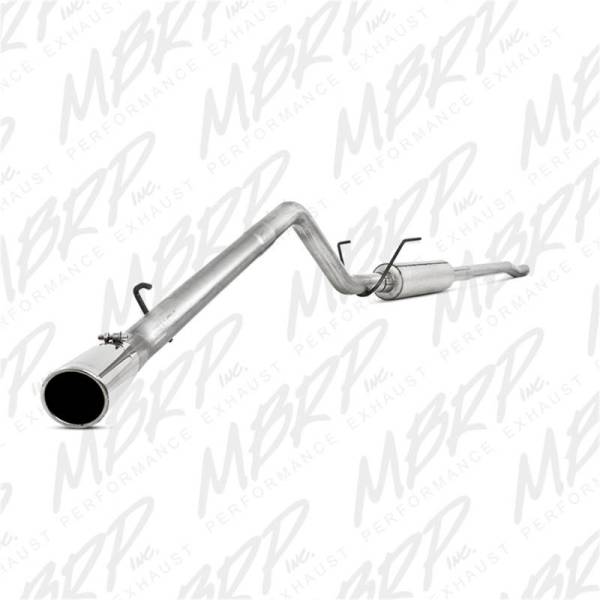 MBRP - MBRP 06-08 Ram Hemi 1500 Mega Cab 5.7L / 03-13 Ram Hemi 2500/3500 5.7L Alum 3in Cat Back Single Side - S5148AL