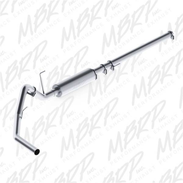 MBRP - MBRP 2004-2008 Ford F150 EC/CC-SB 3in Cat Back Single Side AL P Series Exhaust - S5200P