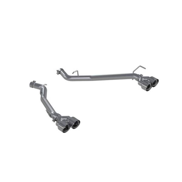 MBRP - MBRP 20-21 Ford Explorer ST 3.0L EcoBoost Dual Rear Exit Axle Back w/ Quad Tip AL Exhaust System - S5203AL