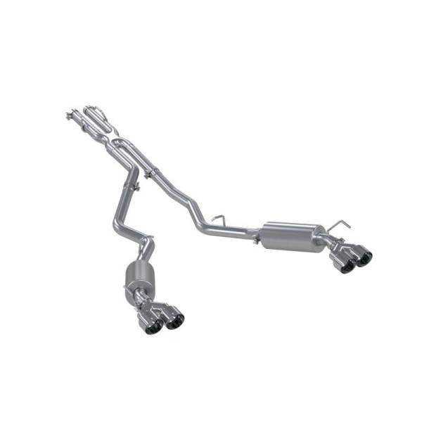 MBRP - MBRP 20-21 Ford Explorer ST 3.0L Ecoboost SS 2.5in Dual Rear Exit w/ Quad Tips - AL - S5205AL