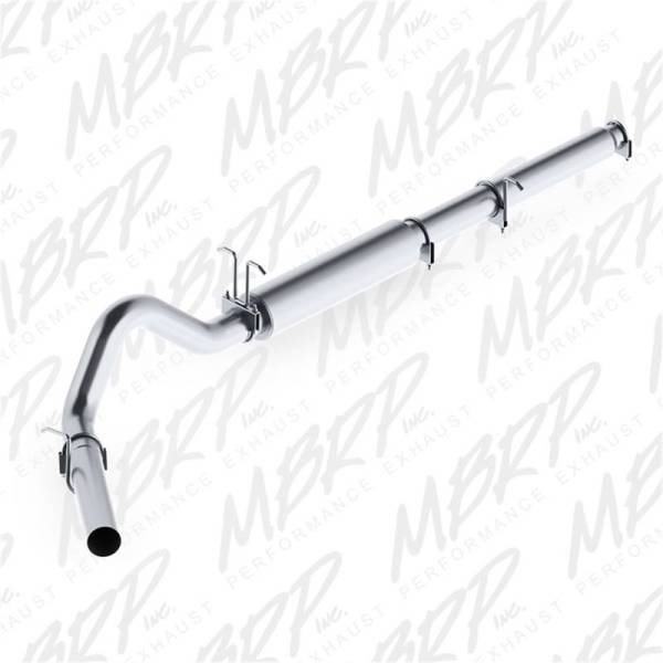 MBRP - MBRP 1999-2004 Ford F-250/350 V-10 Cat Back 4in Single Side AL P Series Exhaust - S5206P