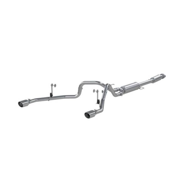 MBRP - MBRP 2021+ F-150 2.7L/ 3.5L Ecoboost, 5.0L 3in Cat Back 2.5in Dual Split Rear - Aluminized Steel - S5215AL