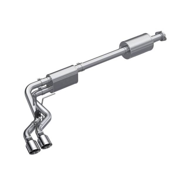 MBRP - MBRP 2021+ Ford F150 T304 Pre-Axle (Street Profile) 2.5in OD Tips 3in Cat Back Exhaust - S5219304