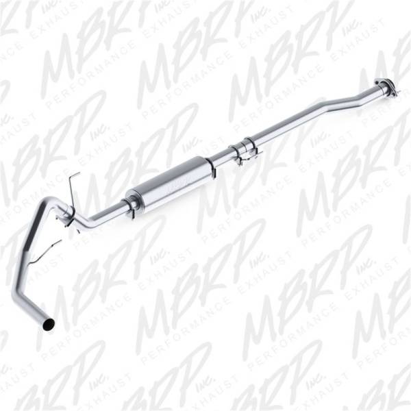 MBRP - MBRP 2011-2014 Ford F150 V6 EcoBoost 3in Cat Back Single Side AL P Series Exhaust - S5236P