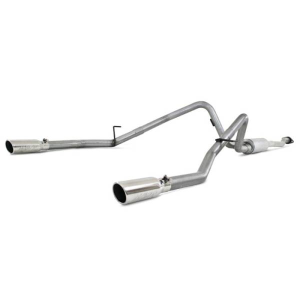 MBRP - MBRP 11-12 Ford F-150 V6 Ecoboost Alum 2.5in Cat Back Dual Rear Exit Exhaust System - S5240AL