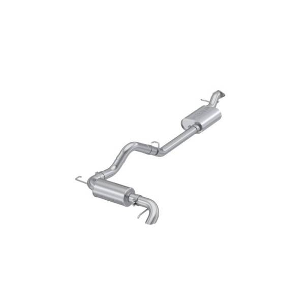 MBRP - MBRP 2021-2023 Ford Bronco 2.3L/2.7L Aluminized Steel 3in Cat-Back, Single High Clearance Rear Exit - S5245AL