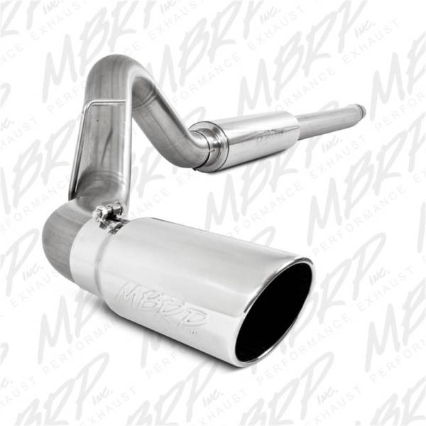 MBRP - MBRP 11-13 Ford F-250/350/450 6.2L V8 Gas 4in Cat Back Single Side T409 Exhaust System - S5246409