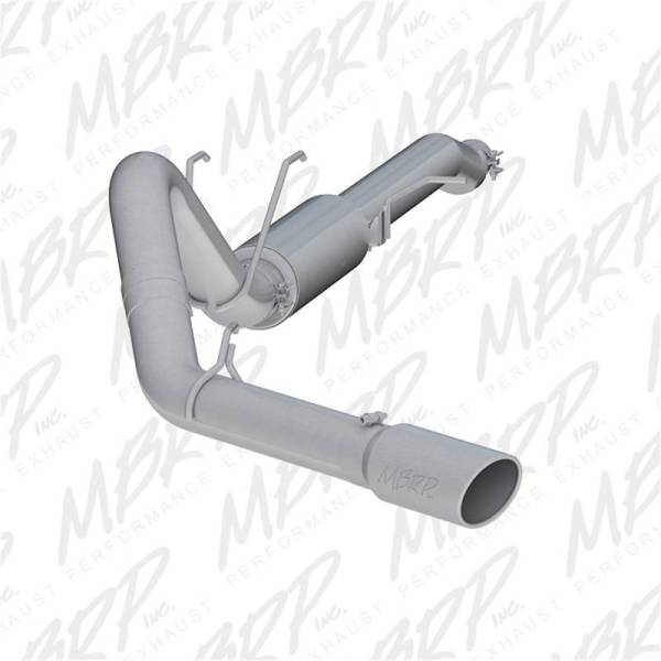 MBRP - MBRP 2017+ Ford F-250/F-350 6.2L/7.3L Super/Crew Cab Single Side 4in T304 Catback Exhaust - S5247304