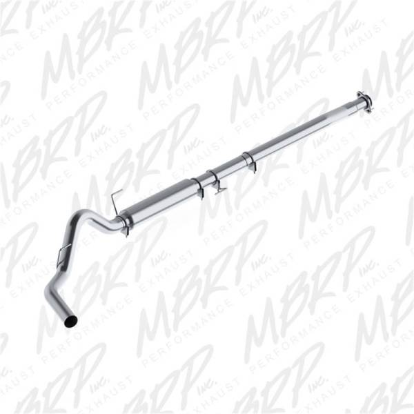 MBRP - MBRP 2011-2014 Ford Ford F-150 3.5L V6 EcoBoost 4in Cat Back Single Side AL P Series Exhaust - S5248P