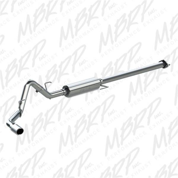 MBRP - MBRP 2015 Ford F-150 2.7L / 3.5L EcoBoost 3in Cat Back Single Side T409 Exhaust System - S5253409