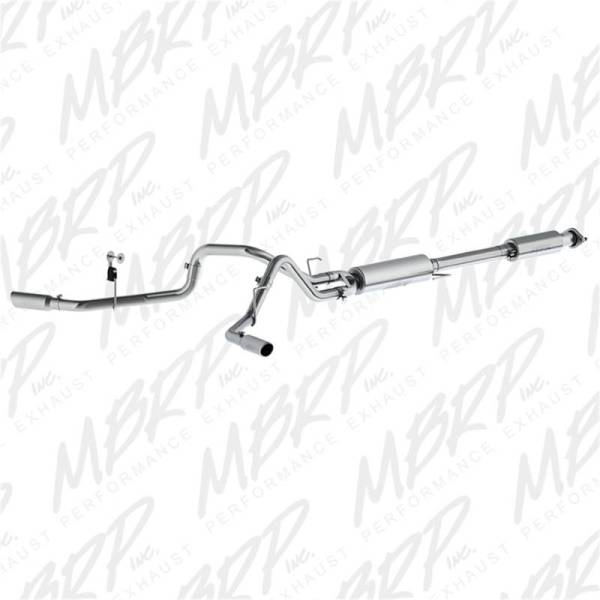 MBRP - MBRP 2015 Ford F-150 5.0L 3in Cat Back Dual Split Side Exit T409 Exhaust System - S5257409