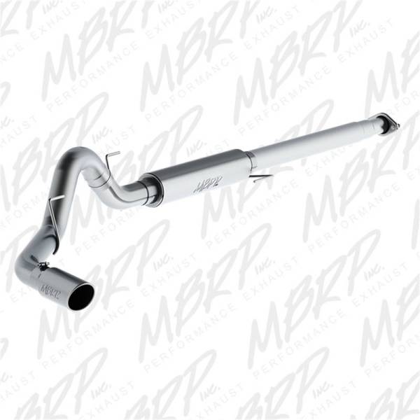 MBRP - MBRP 2015 Ford F-150 2.7L / 3.5L EcoBoost 4in Cat Back Single Side T304 Exhaust System - S5259304