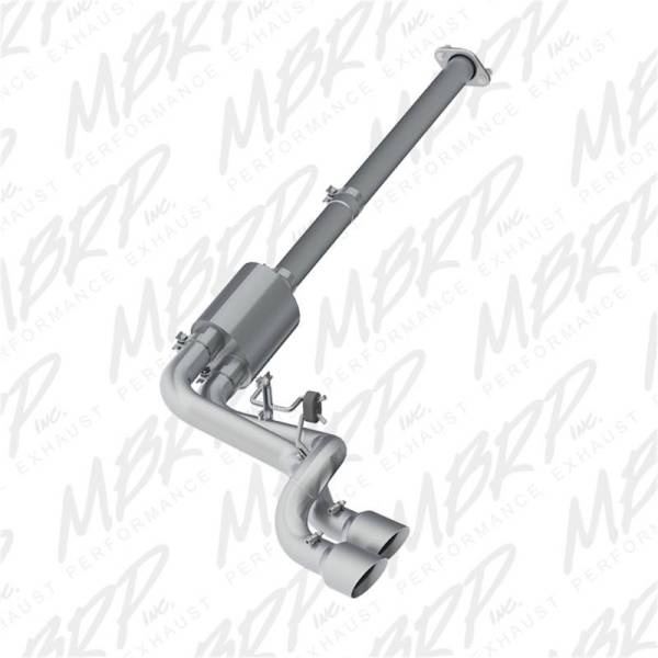 MBRP - MBRP 09-14 Ford F150 T304 Pre-Axle 4.5in OD Tips Dual Outlet 3in Cat Back Exhaust - S5261304