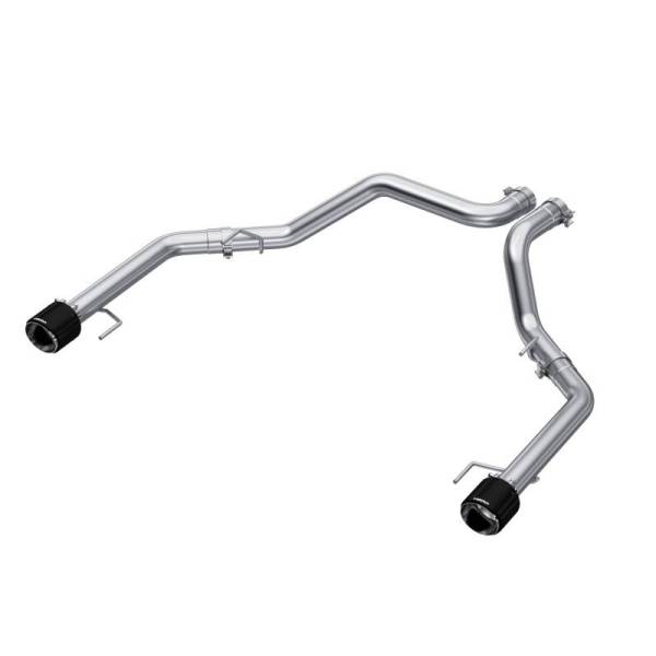 MBRP - MBRP 2021+ Ford F-150 Raptor Axle-Back Dual Rear Exit T304 Performance Exhuast Sys - S52663CF