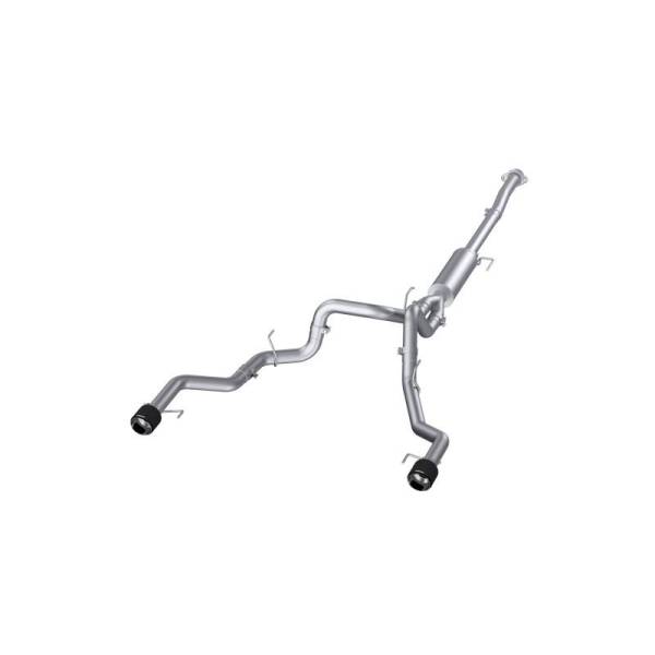 MBRP - MBRP 22-23 Ford F150 T304 5in OD Carbon Fiber Tip Dual Rear Exit 3in Cat Back Exhaust - S52683CF