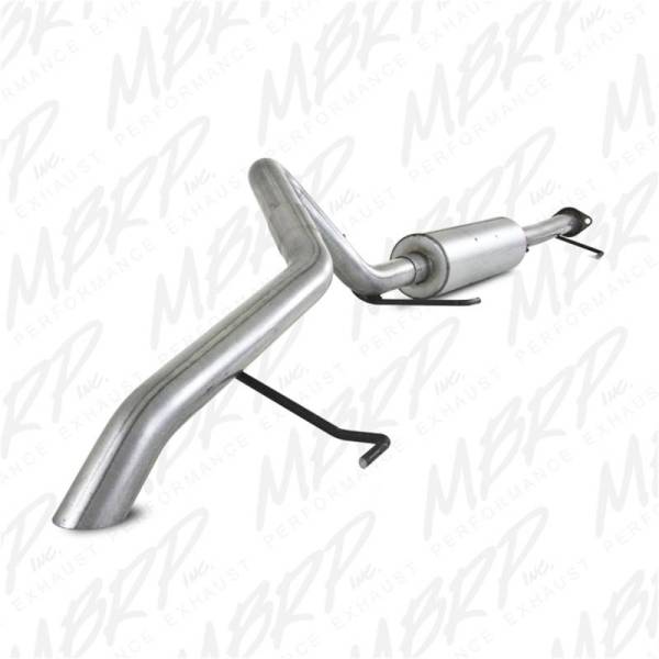 MBRP - MBRP 2007-2009 Toyota FJ 4.0L V6 Cat Back Single Rear Exit Off-Road Tail No tip - S5310AL