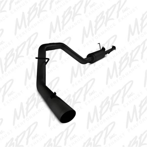 MBRP - MBRP 2009-2014 Toyota Tundra 5.7L EC-Std. & SB/CC-SB 3in Cat-Back Single Side AL - Black - S5314BLK