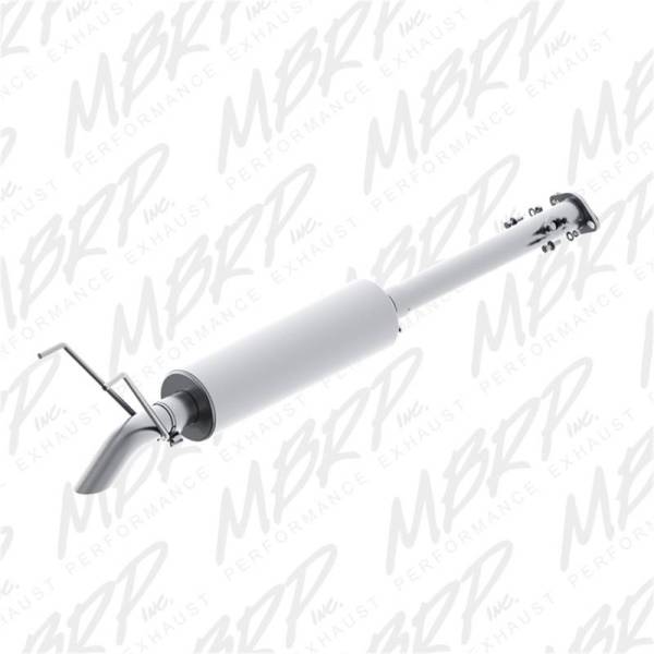 MBRP - MBRP 01-05 Toyota Tacoma 2.4/2.7/3.4L 2.5in Cat Back Turn Down Style T409 Exhaust System - S5332409