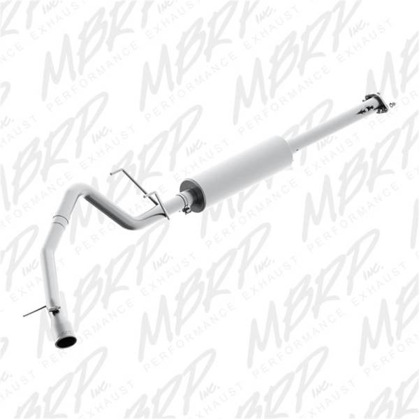 MBRP - MBRP 01-05 Toyota Tacoma 2.7/3.4L (4x4 Only) 2.5in Cat Back Single Side Exit Alum Exhaust System - S5334AL