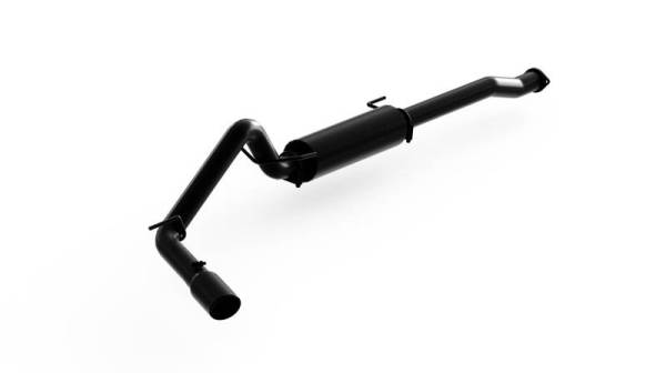 MBRP - MBRP 2016 Toyota Tacoma 3.5L Cat Back Single Side Exit Black Exhaust System - S5338BLK