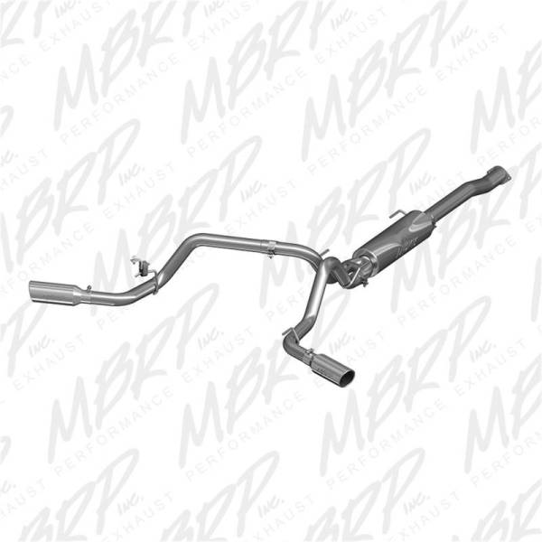 MBRP - MBRP 2016 Toyota Tacoma 3.5L EC/CC Cat Back Dual Split Exit T409 Exhaust - S5340409