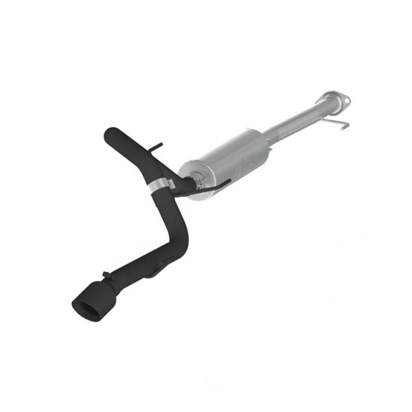 MBRP - MBRP 10-18 Toyota 4 Runner BLK 4in O.D Tip Single Rear Exit 2.5in Cat Back Exhaust - S5342BLK