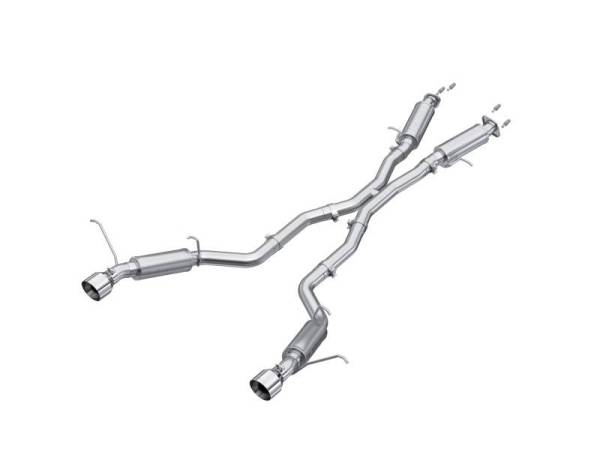 MBRP - MBRP 2012+ Jeep Grand Cherokee SRT 6.4L 3in Dual Rear Exit Aluminized Catback Exhaust - T304 Tips - S5525AL