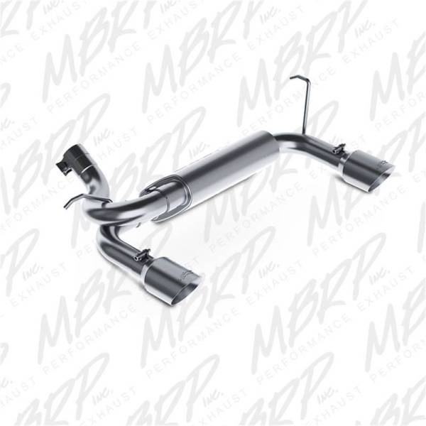 MBRP - MBRP 07-14 Jeep Wrangler/Rubicon 3.6L/3.8L V6 Axle-Back Dual Rear Exit T409 Performance Exhuast Sys - S5528409