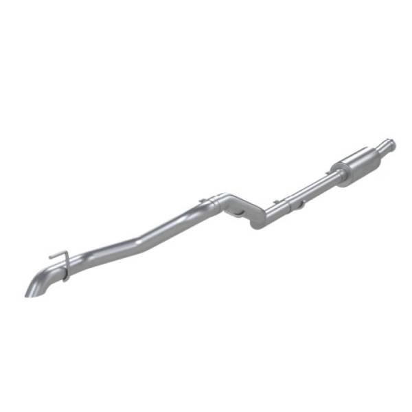 MBRP - MBRP 2020 Jeep Gladiator 2.5in Single Rear Exit Cat Back Exhaust - T304 SS (Off-Road) - S5537304