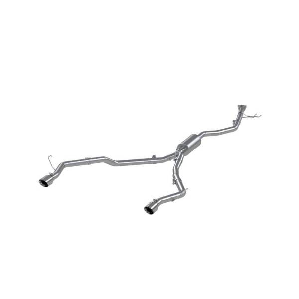 MBRP - MBRP 21-22 Honda Ridgeline Aluminized Steel 2.5in Cat-Back - Dual Split Rear Exit - S5901AL