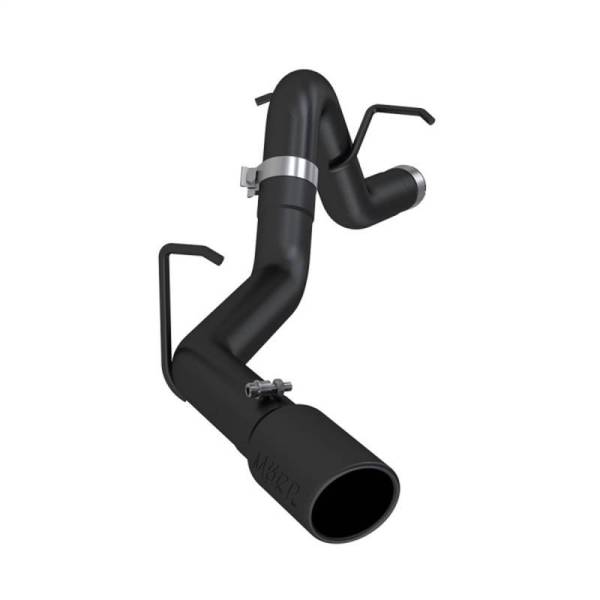 MBRP - MBRP 16-19 Chevy/GMC Colorado/Canyon Duramax 3in Filter Back Single Side Black Coated Exhaust System - S6058BLK