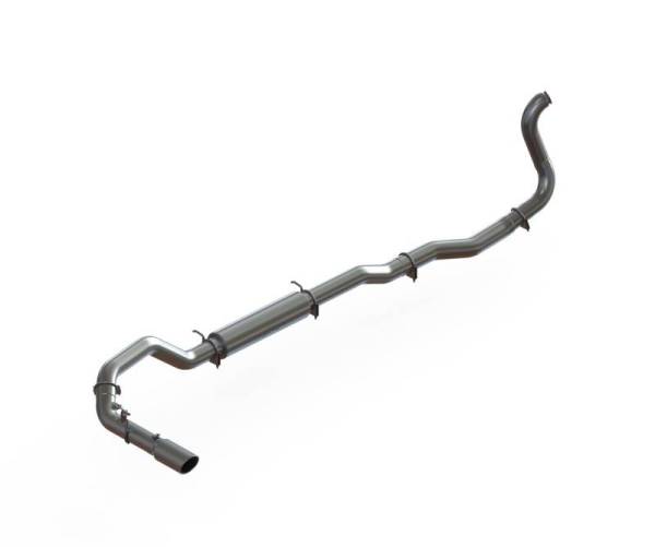 MBRP - MBRP 89-93 Dodge 2500/3500 Cummins 2WD ONLY Turbo Back Single Side Exit Alum Exhaust System - S6148AL