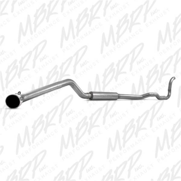 MBRP - MBRP 88-93 Dodge 2500/3500 Cummins 4WD ONLY Turbo Back Single Side Exit Alum Exhaust System - S6150AL