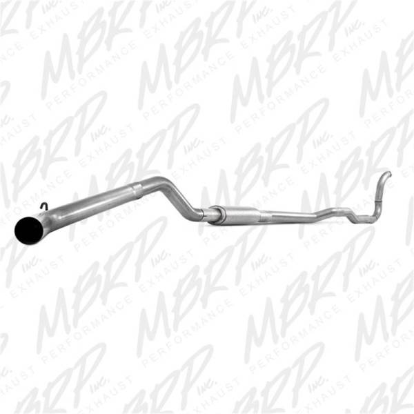 MBRP - MBRP 88-93 Dodge 2500/3500 Cummins 5.9L 4WD ONLY Turbo Back Single Side Exit P Series Exhaust - S6150P