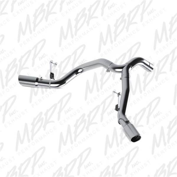 MBRP - MBRP 13-15 Dodge 25/3500 Cummins 6.7L(Excl. CC/SB)4in Filter Back Cool Duals AL(Leaf Spring) - S6168AL