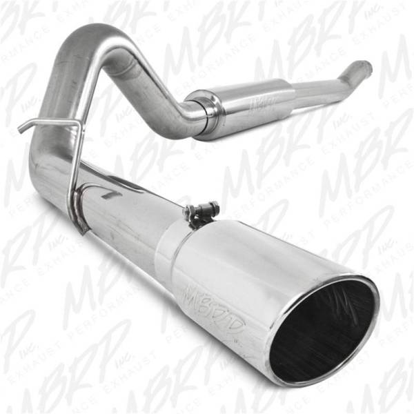 MBRP - MBRP 2003-2007 Ford F-250/350 6.0L EC/CC Turbo Back Single Side (Stock Cat) - S6206409