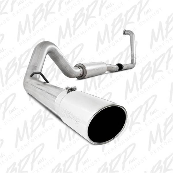 MBRP - MBRP 2003-2005 Ford Excursion 6.0L Turbo Back Single Side (Stock Cat) - S6216AL