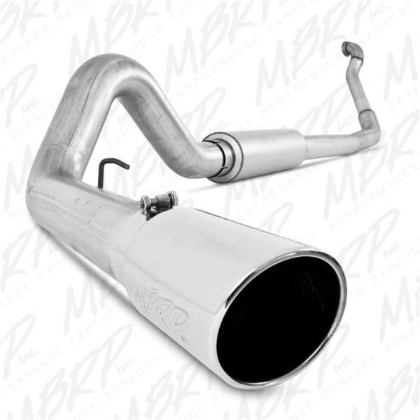 MBRP - MBRP 1994-1997 Ford F-250/350 7.3L Turbo Back Single Side Off-Road (Aluminized downpipe) - S6218AL