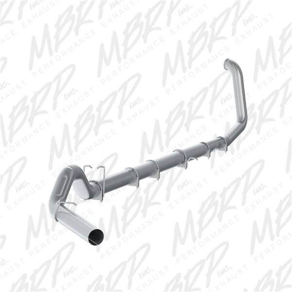 MBRP - MBRP F-250/350 7.3L all models 5in Turbo Back Single Side Exit No Muffler AL - S62220PLM