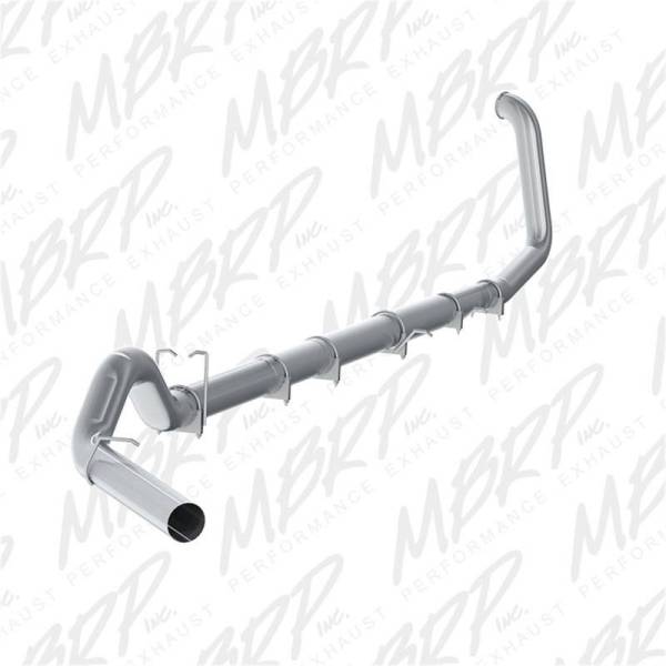 MBRP - MBRP F-250/350 7.3L all models 5in Turbo Back Single Side Exit No Muffler T409 - S62220SLM