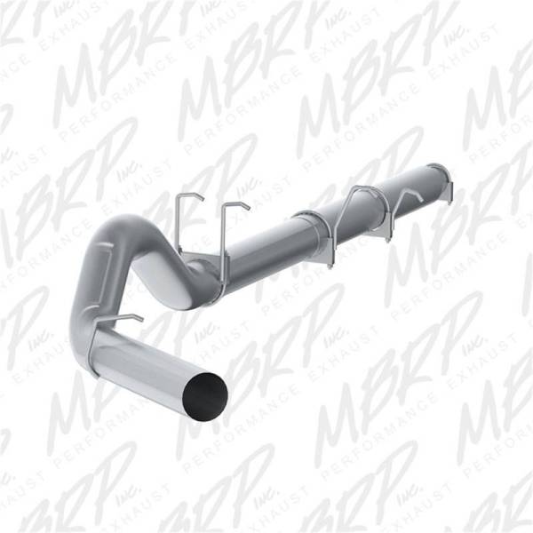 MBRP - MBRP F-250/350 6.0L EC/CC 5in Cat Back Single Side Exit No Muffler AL - S62260PLM