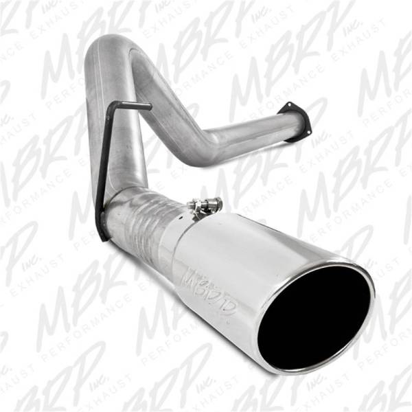 MBRP - MBRP 11-14 Ford 6.7L F-250/350/450 4in Filter Back Single Side Exit Alum and Down Pipe Exhaust - S6284AL