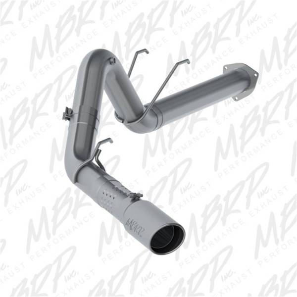 MBRP - MBRP 17-19 Ford F250/350/450 6.7L 4in Aluminized Filter Back Single Tip Exhaust System - S6289AL