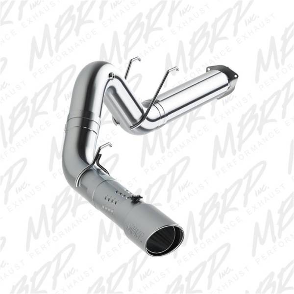 MBRP - MBRP 17-19 Ford F-250/350/450 6.7L Ex. Reg Cab 5in Filter Back Single Tip T409 Exhaust System - S62930409