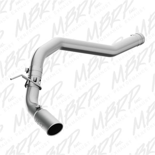 MBRP - MBRP 16-19 Nissan Titan XD 5.0L 4in Filter Back Single Side Exit Alum Exhaust System - S6400AL