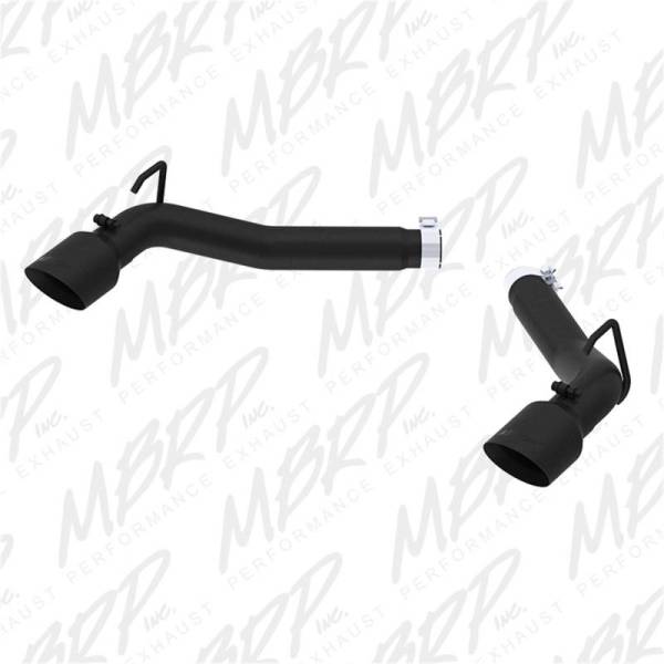 MBRP - MBRP 2010-2015 Chevrolet Camaro V8 6.2L 3in Black Coated Axle Back Muffler Delete - S7019BLK